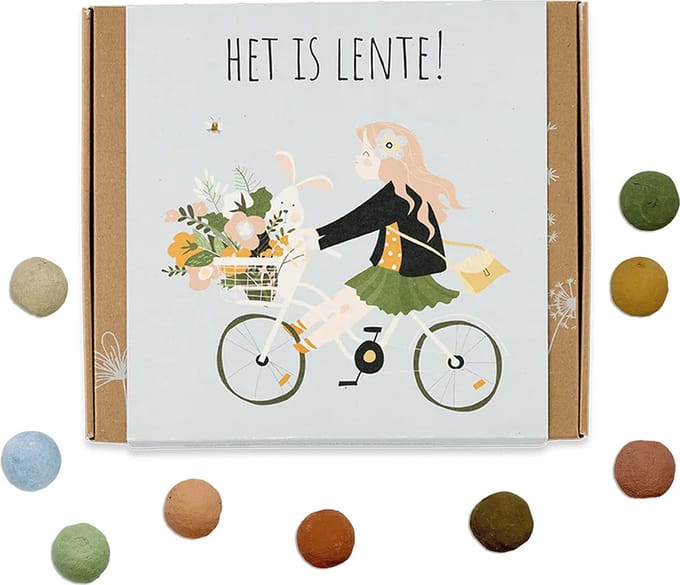 Blossombs Bloembommetjes Giftbox Medium - 9 Zaadbommetjes - Het is Lente!