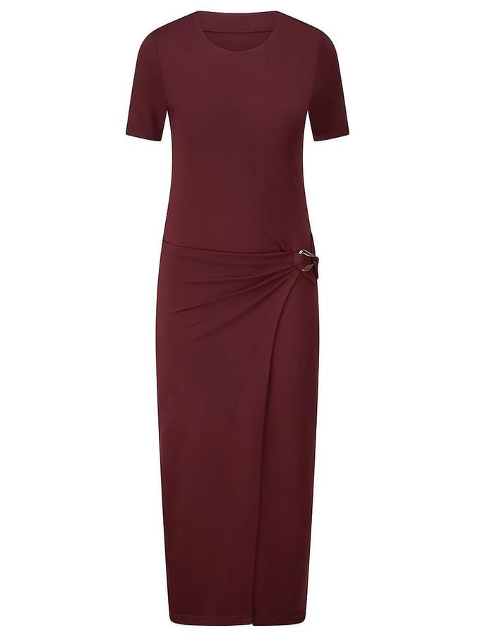 Jersey jurk Van St. Emile rood