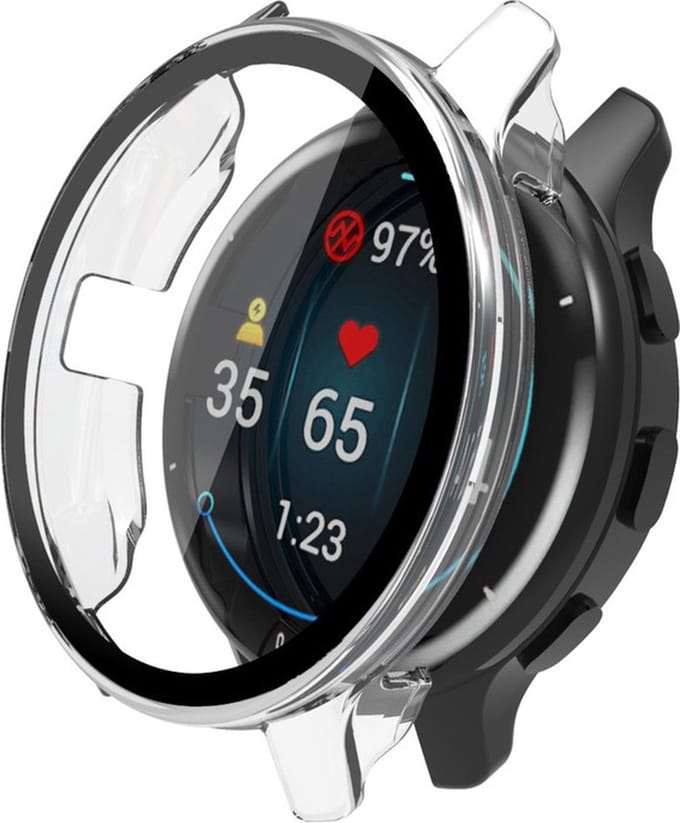 Watch case screenprotector - hoesje - geschikt voor Garmin Venu 2 - transparant