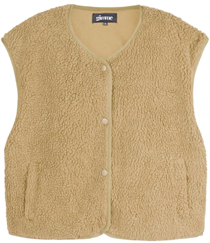 Woven Polyester Fiber Women's Vest Casual Solid Color Fall/Winter