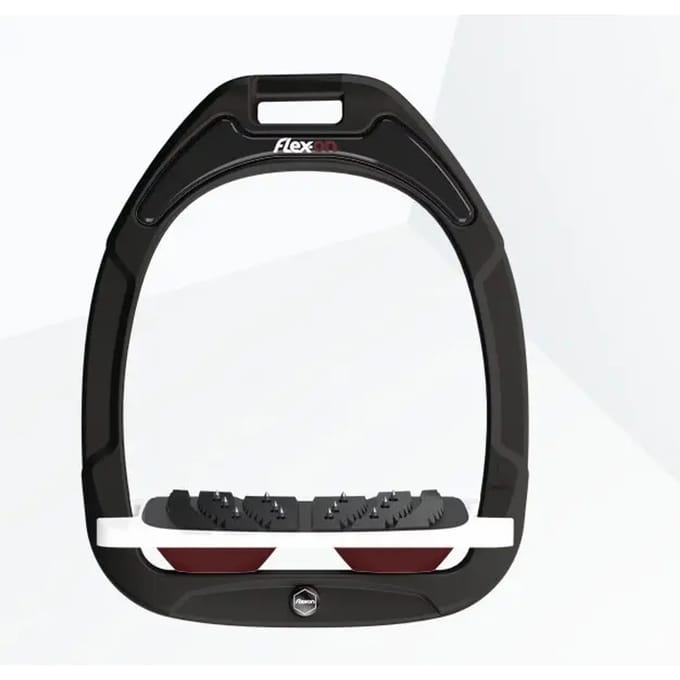 Ultra Grip Verhoogde Beugels Zwart/Wit/Claret Flex-On Green Composite
