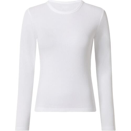 ESMARA Geribd dames shirt (wit, S (36/38))