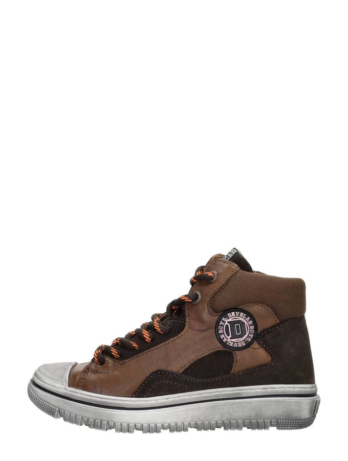 Develab Veterschoenen Hoog Veterschoenen Hoog - Cognac - Maat 28
