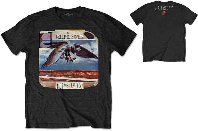 The Rolling Stones - LA Friday Heren Tshirt - S - Zwart