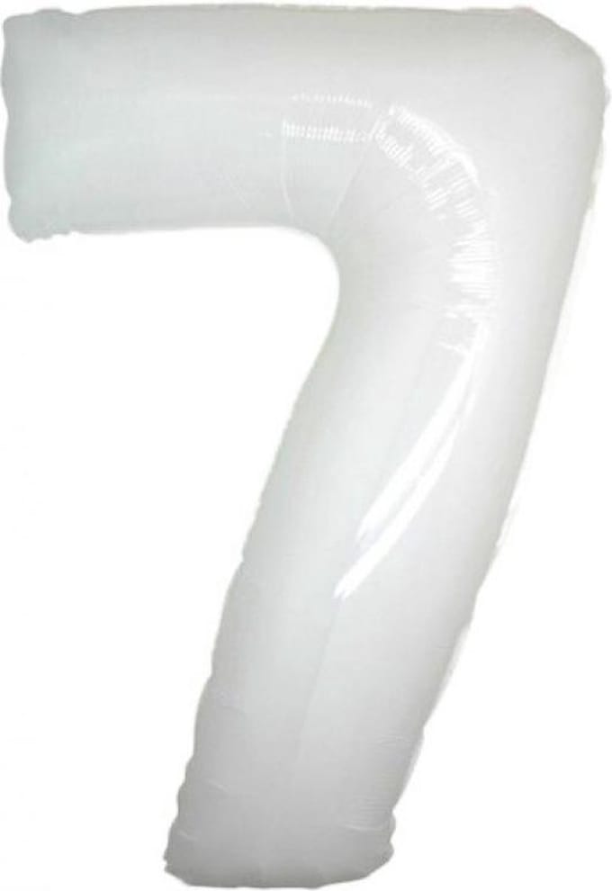 Folie MAXI ( 40inch) Cijfer - 7 - White