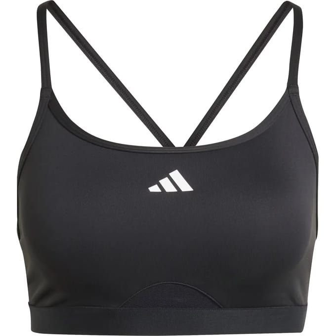 adidas Performance Aeroreact Training 3-Stripes Beha - Dames - Zwart