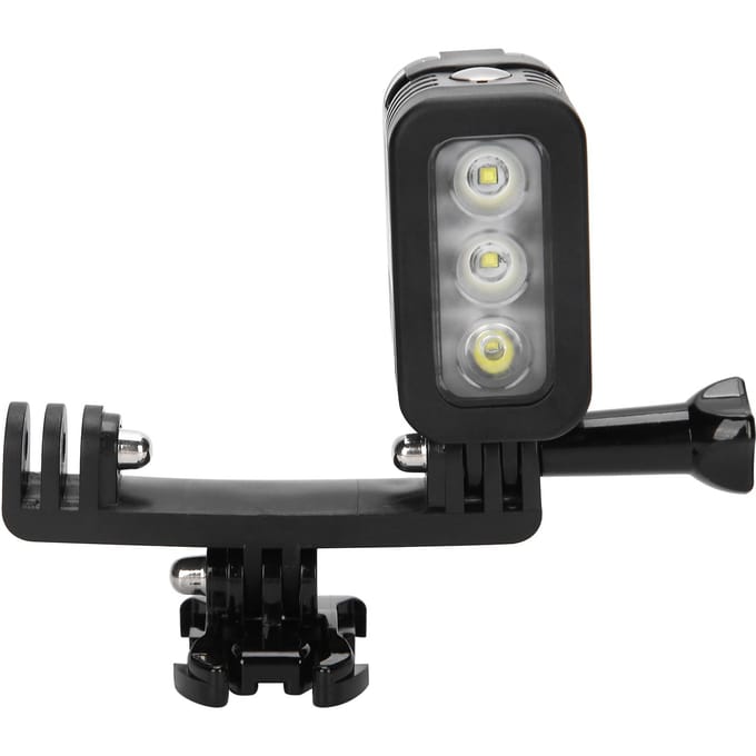 45M waterdichte LED-videoduikvullamp onder water voor GoPro HERO 4 Motion Camera gray