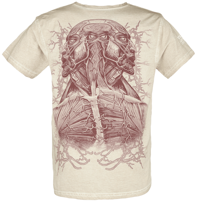 Tool T-shirt - Double Image - S tot 3XL - voor Mannen - beige