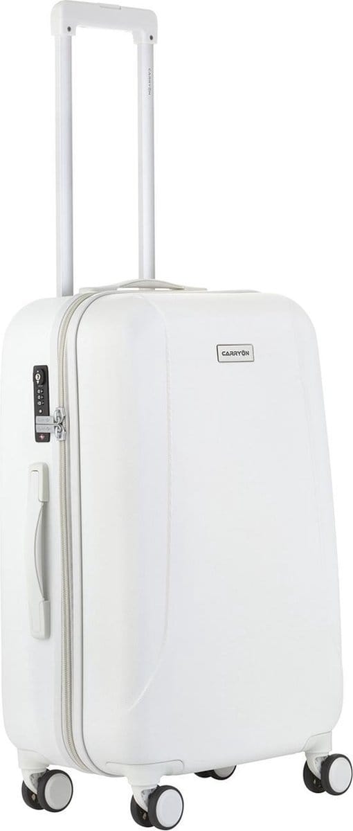 CarryOn Skyhopper Middenmaat Koffer 57 Ltr - Reiskoffer 68cm - Wit