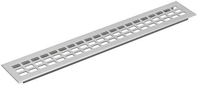 Ventilatierooster 800x100 mm - Insteekbare Ventilatieplaat van Aluminium
