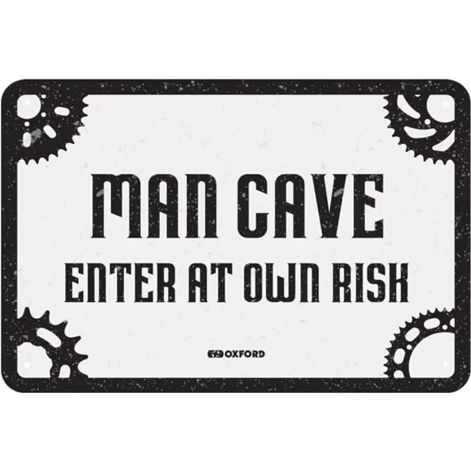 Garage metalen plaat Oxford Man Cave