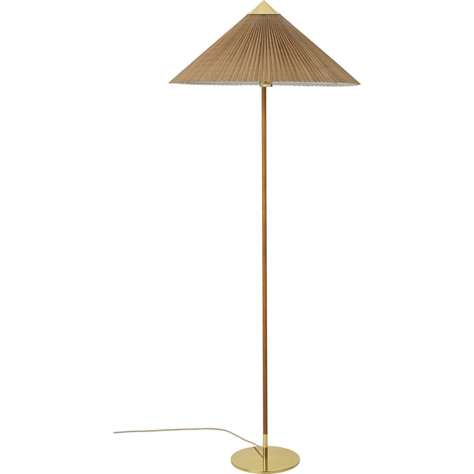 GUBI Tynell Collection 9602 Vloerlamp Messing/Bamboe