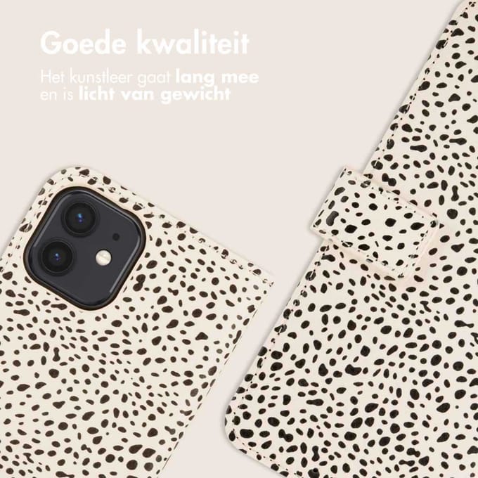 imoshion Hoesje - Geschikt voor Apple iPhone 11 - Design Bookcase smartphone - Desert Dots