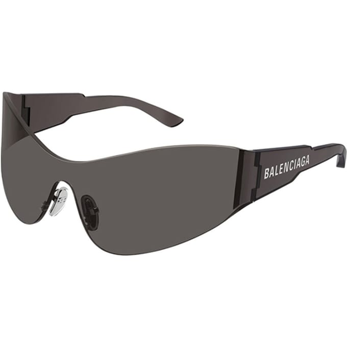 Balenciaga Mono Frame Zonnebril Grijs Dames Oogwerk BB0257S-001 Basic Packaging-Eyeglass Case,99,Black black