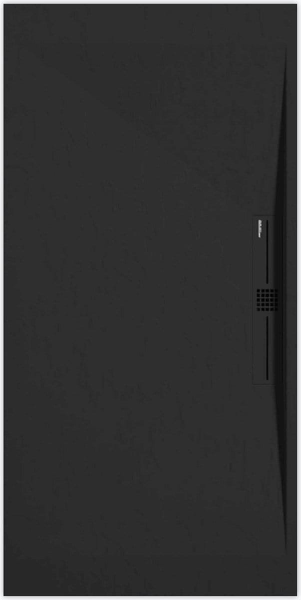 Sanifun douchebak Stone Side Black Slate 1100 x 700 P