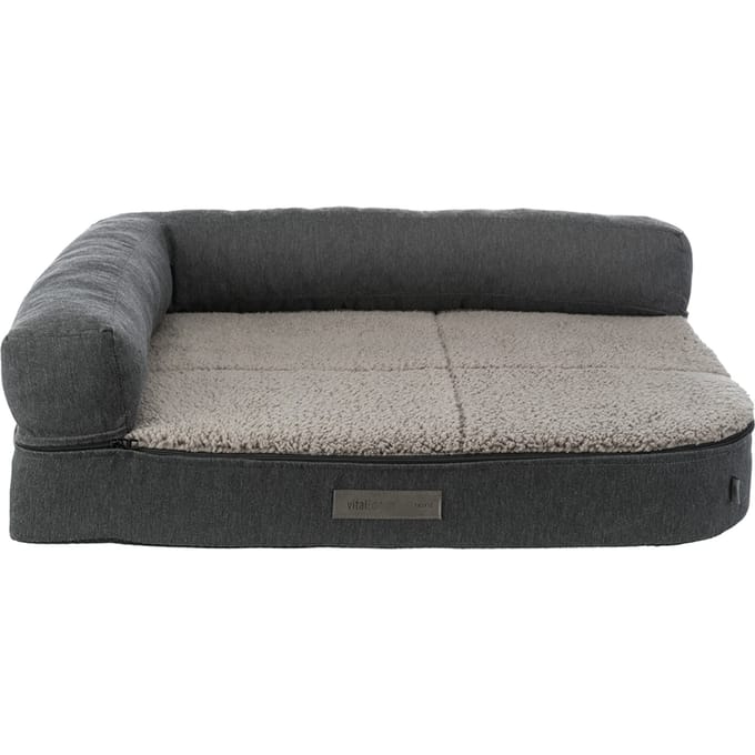 Trixie - Vital Hondenmand Sofa Bendson - Orthopedisch - Grijs - 100 x 80 cm
