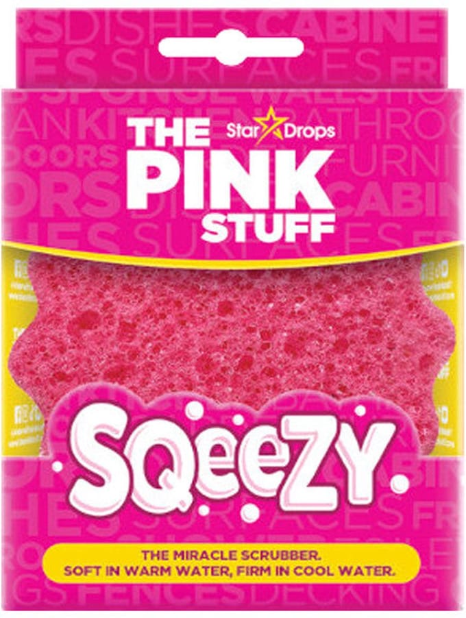 The Pink Stuff Sqeezy - Dubbelzijdige Scrub Spons Roze