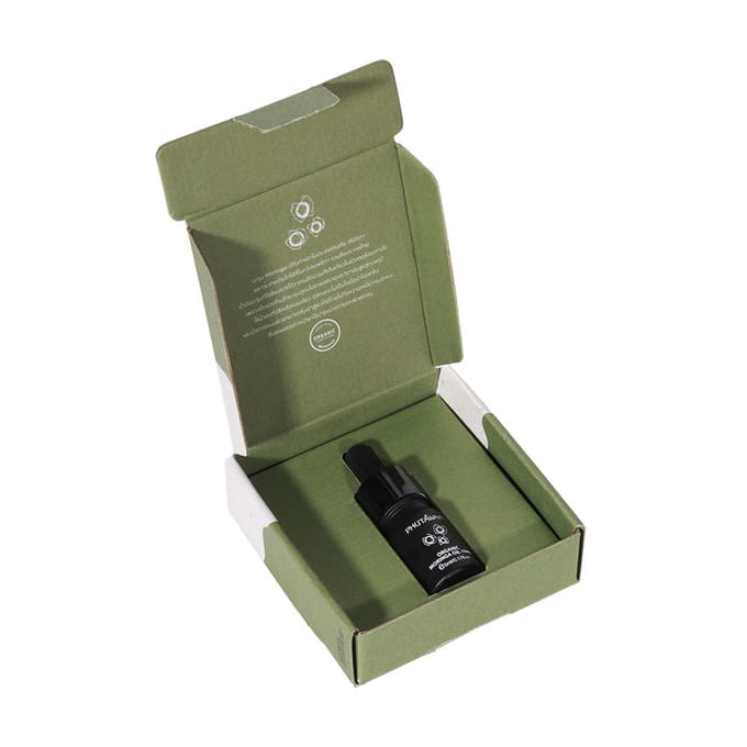 Phutawan Biologische Moringa Olie 100%, Revitaliseert de huid en helpt schade veroorzaakt door acne te herstellen 5 ml. white