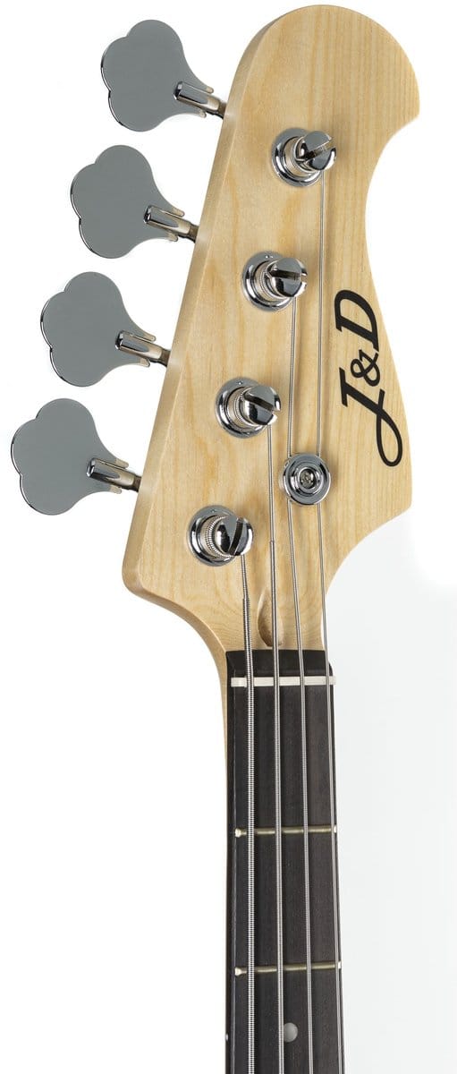 J & D JB II Black - Elektrische basgitaar