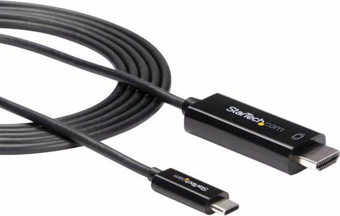 StarTech 2 meter USB-C naar HDMI kabel 4K 60Hz video kabel zwart