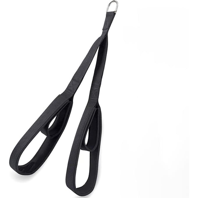 Fitness Triceps Touw Pull Down Workout Kabelbevestiging Kracht Gewichtheffen Bodybuilding Krachttraining Kabelbevestiging black