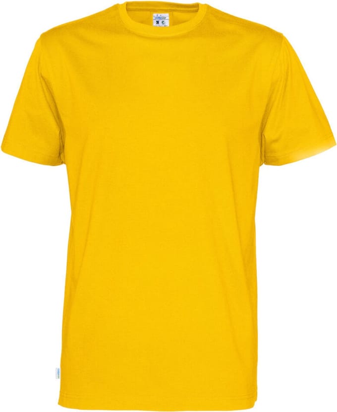 Cottover T-SHIRT MAN - GOTS GECERTIFICEERD 141008 - Geel - M