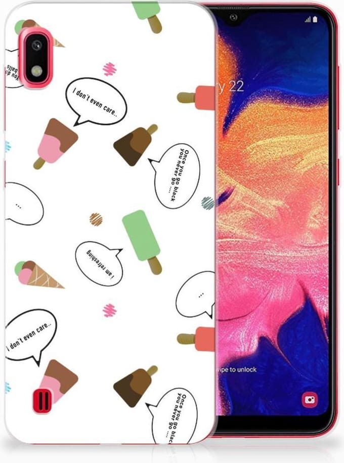 Samsung Galaxy A10 Siliconen Case IJsjes