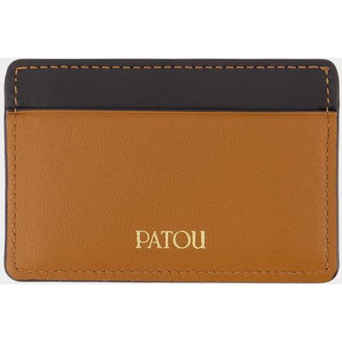 PATOU JP Kaarthouder - - Leer - Bruin