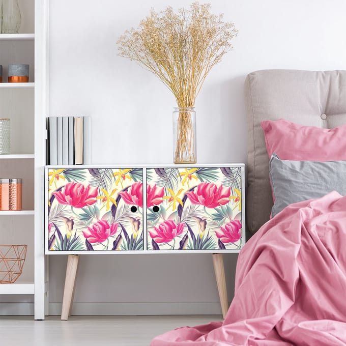 Razogo sticker met tropisch meubelmotief, 40 x 60 cm