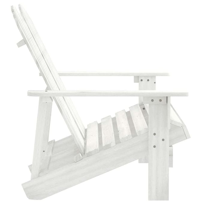 vidaXL - Tuinstoel - 2-zits - Adirondack - massief - vurenhout - wit