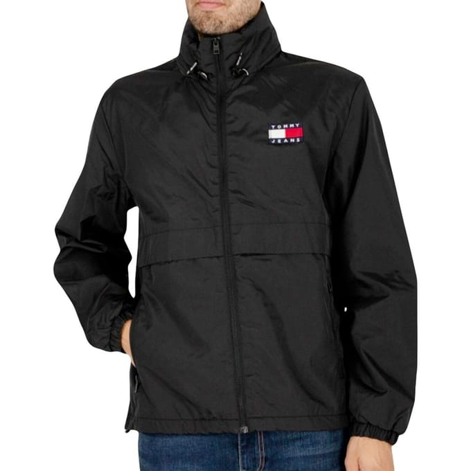 Tommy Jeans herenblouson met klassiek logo en vlagmotief