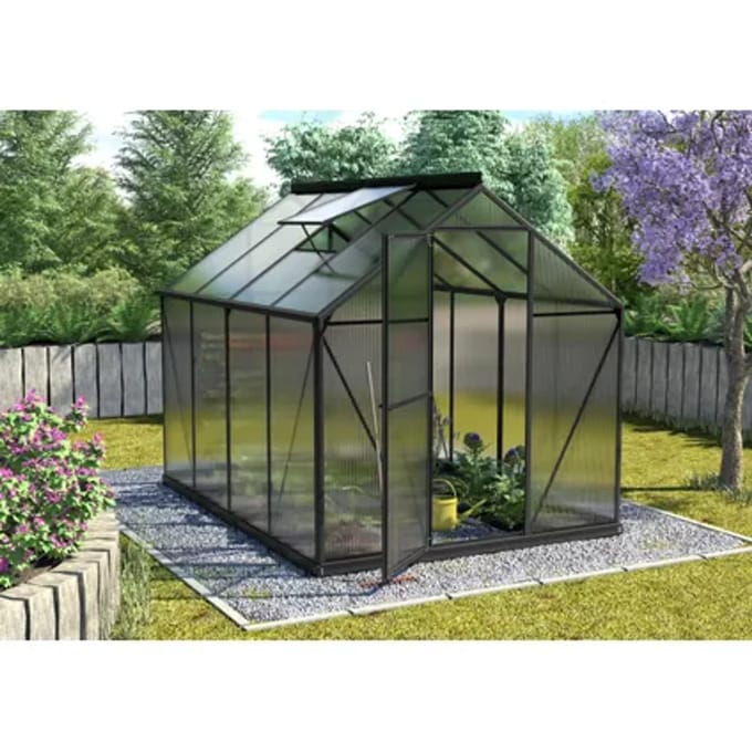 Vitavia Tuinkas Triton 5000 - Polycarbonaat 4mm - Zwart - 198x256x207cm