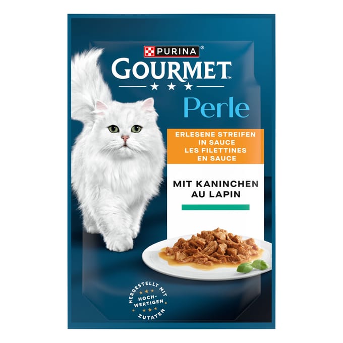 26x85g Konijn Gourmet Perle Kattenvoer