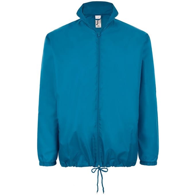 SOLS Unisex Shift Showerproof Windbreaker Jasje (Aqua)