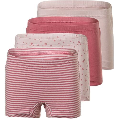 LUPILU Set van 4 kinder onderbroeken (Lichtroze/roze, 98/104)