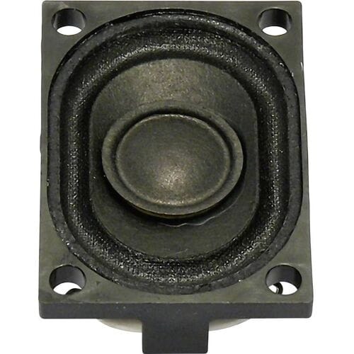 Visaton K 28.40 - 8 Ohm 1.6 inch 4 cm Mini-luidspreker 2 W 8 Ω Ovaal, Kunststof membraan