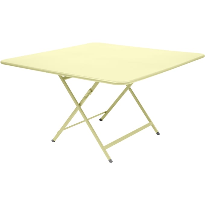 Fermob CARACTÈRE klaptafel - A6 citroensorbet - vierkant, 128 x 128 cm