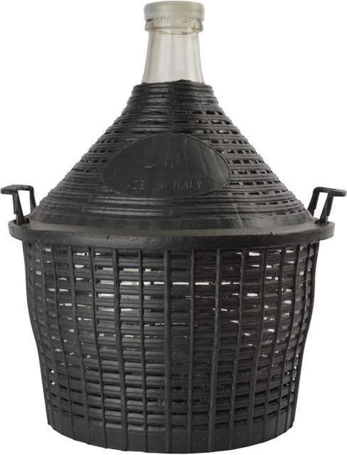 Brewferm® Mandfles - 10 l  - normale opening - met plastic stop - bierfles - wijnfles
