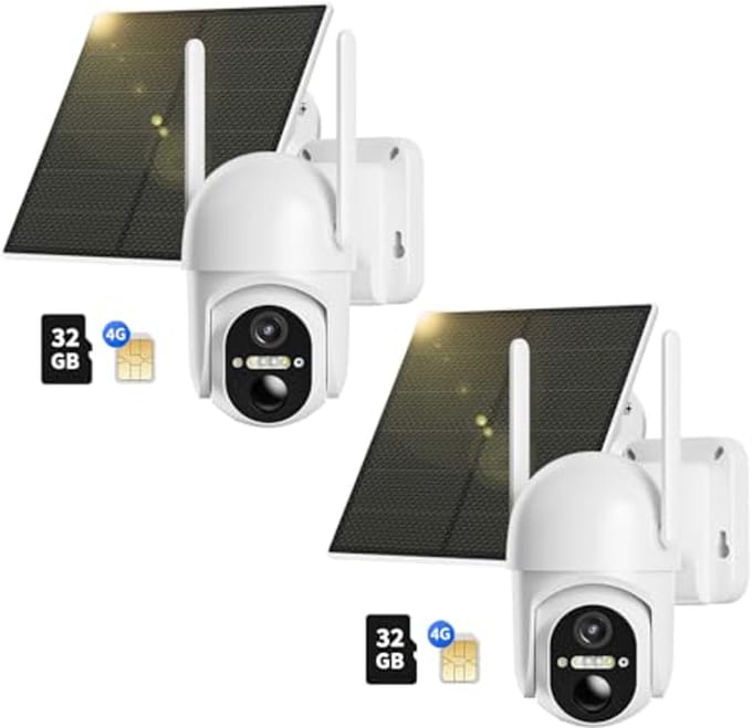 Buitengewone 4G LTE Beveiligingscamera met Nachtzicht en 360° PTZ