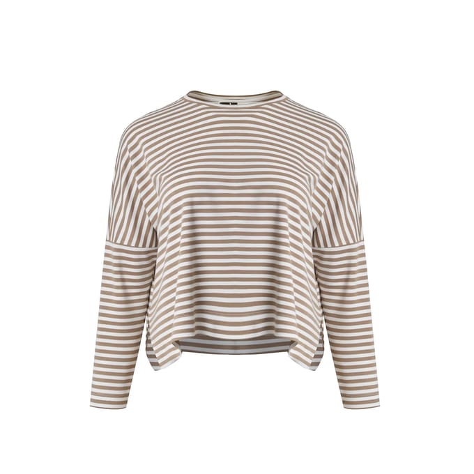 Dames Viscose Lange Mouwen T-shirt Mat Fashion