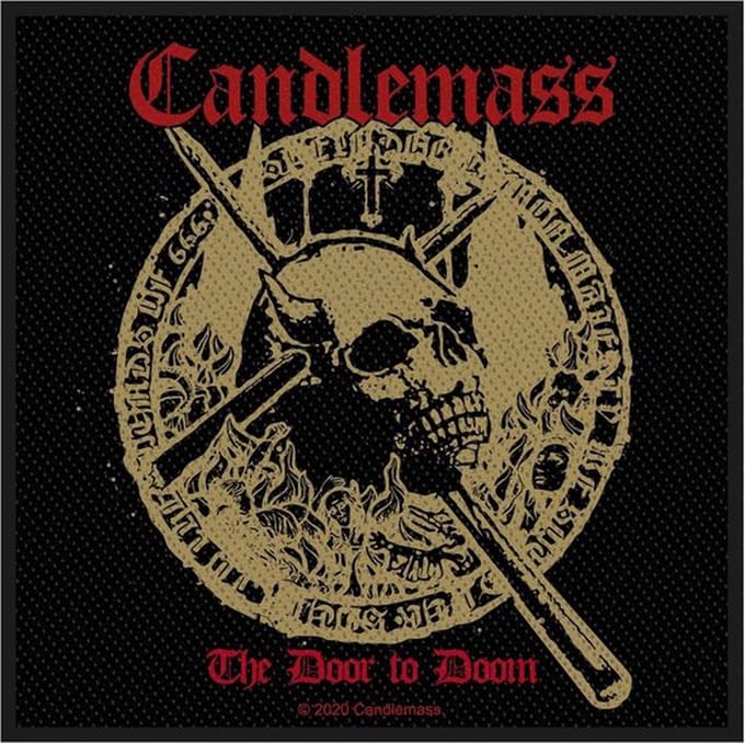 Candlemass - The Door To Doom Patch - Zwart