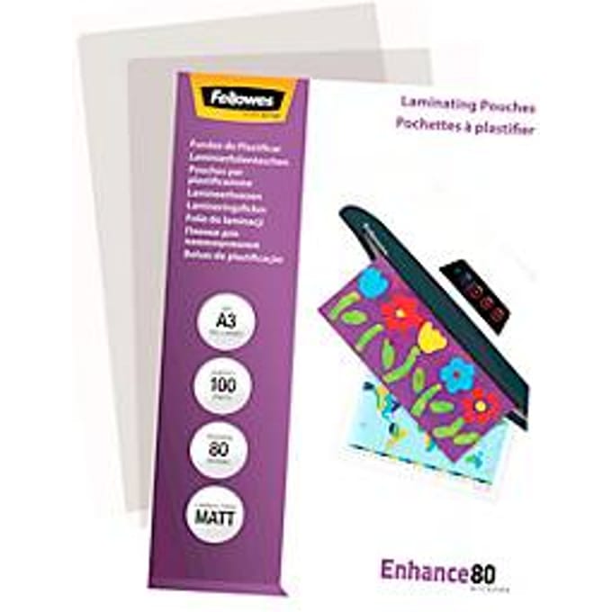 Fellowes lamineerhoezen A3 - 80 micron - mat - 100 stuks