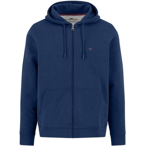 Fynch-Hatton Vest Hooded Sweat Cardigan Midnight / male