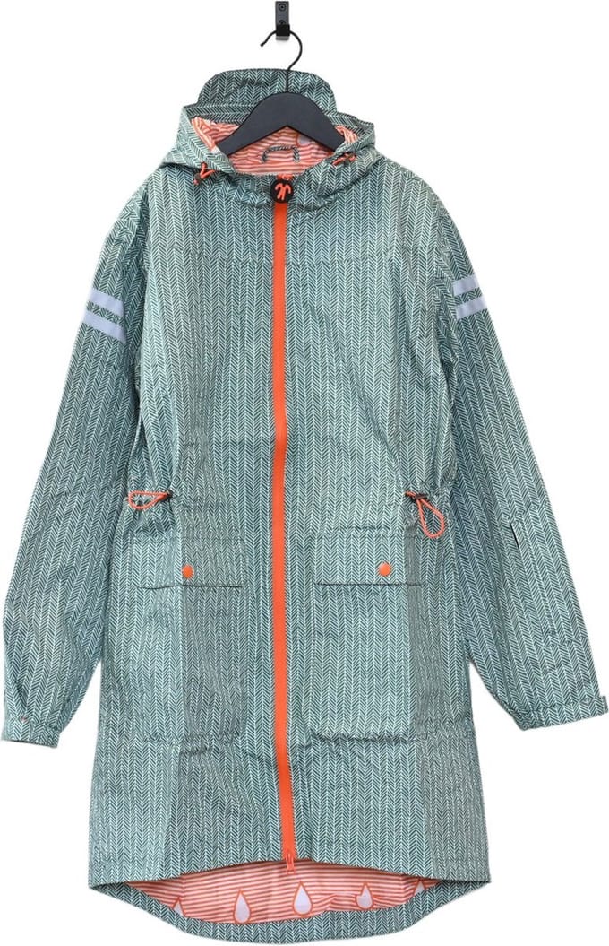 Ducksday - regenjas voor dames halflang - waterdicht - Manu - X-Large