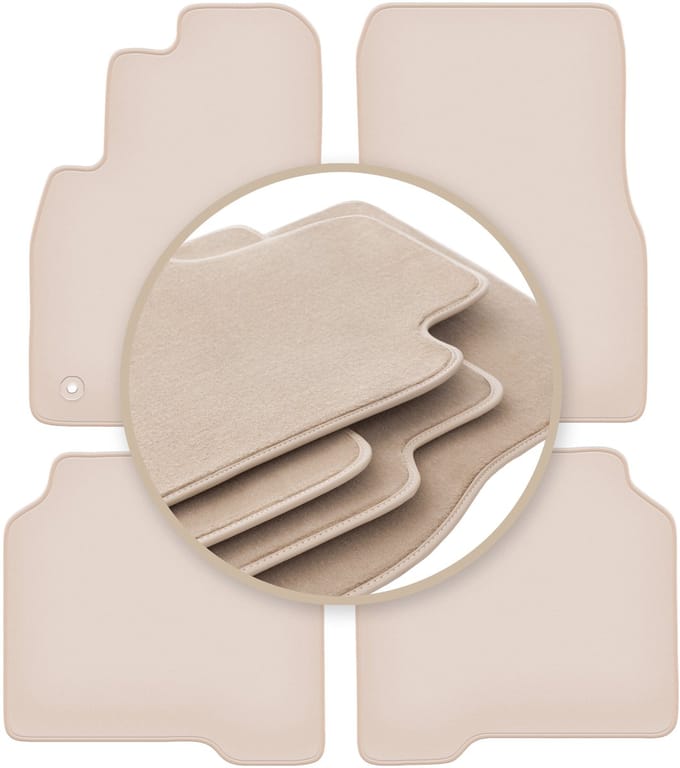PREMIUM beige vloermatten voor: Hyundai Terracan SUV 2001-2006