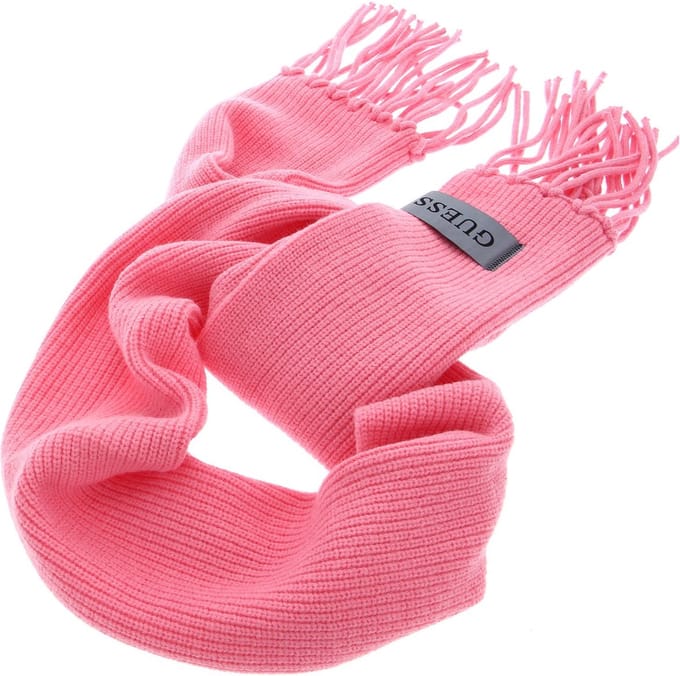 GUESS Sjaal Scarf 30X180 Pink Roze