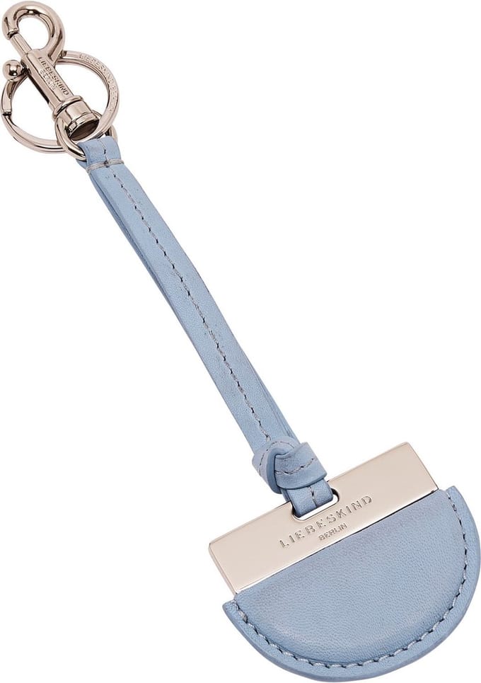 LIEBESKIND BERLIN Sleutelhanger Brigid Keyring Clear Sky Blauw