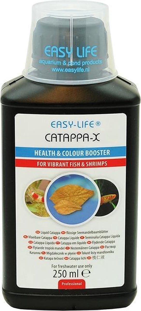 Easy Life Catappa X - Aquariumaccessoire - Voor kleurige vissen - 2 x 250 ml