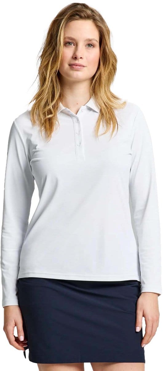 Slam Ws Tech Pique Polo Ls - Sportswear - Vrouwen