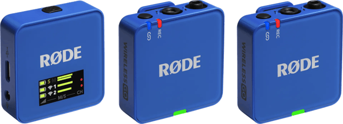 RØDE Wireless Go III - Blauw - Draadloos Microfoon Systeem